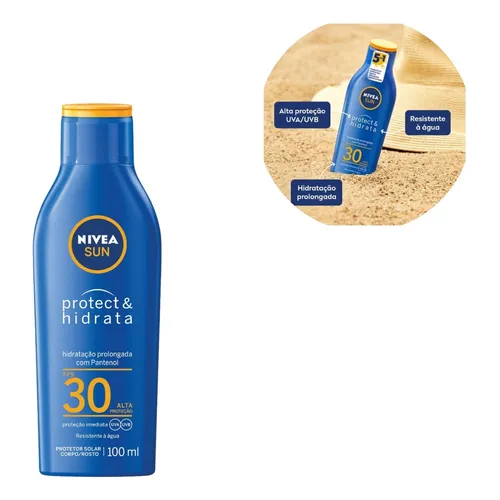 protetor solar com hidratação intensa