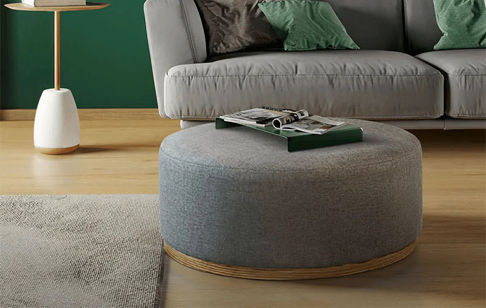 Puffs versáteis: mais do que um simples assento