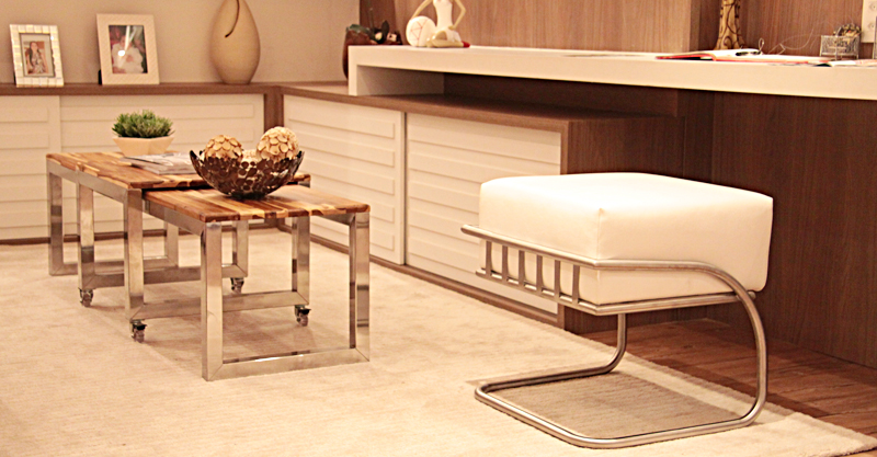 Decoração com puffs: dicas para todos os estilos