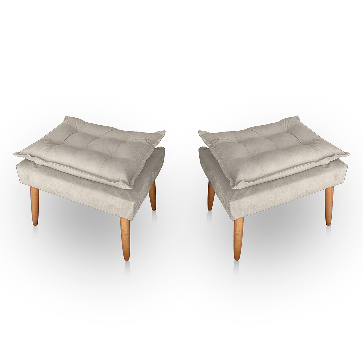 puff baú com armazenamento interno