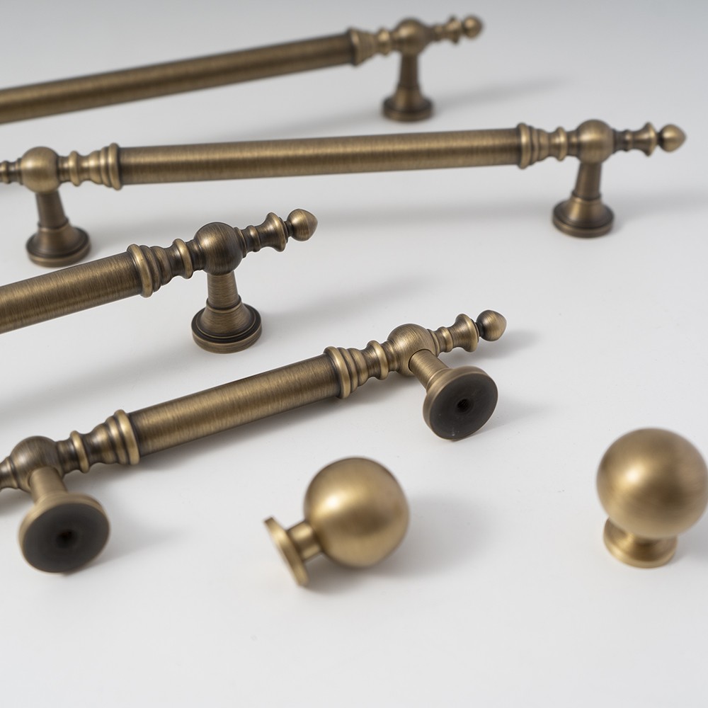 tipos de puxadores para cozinha retrô