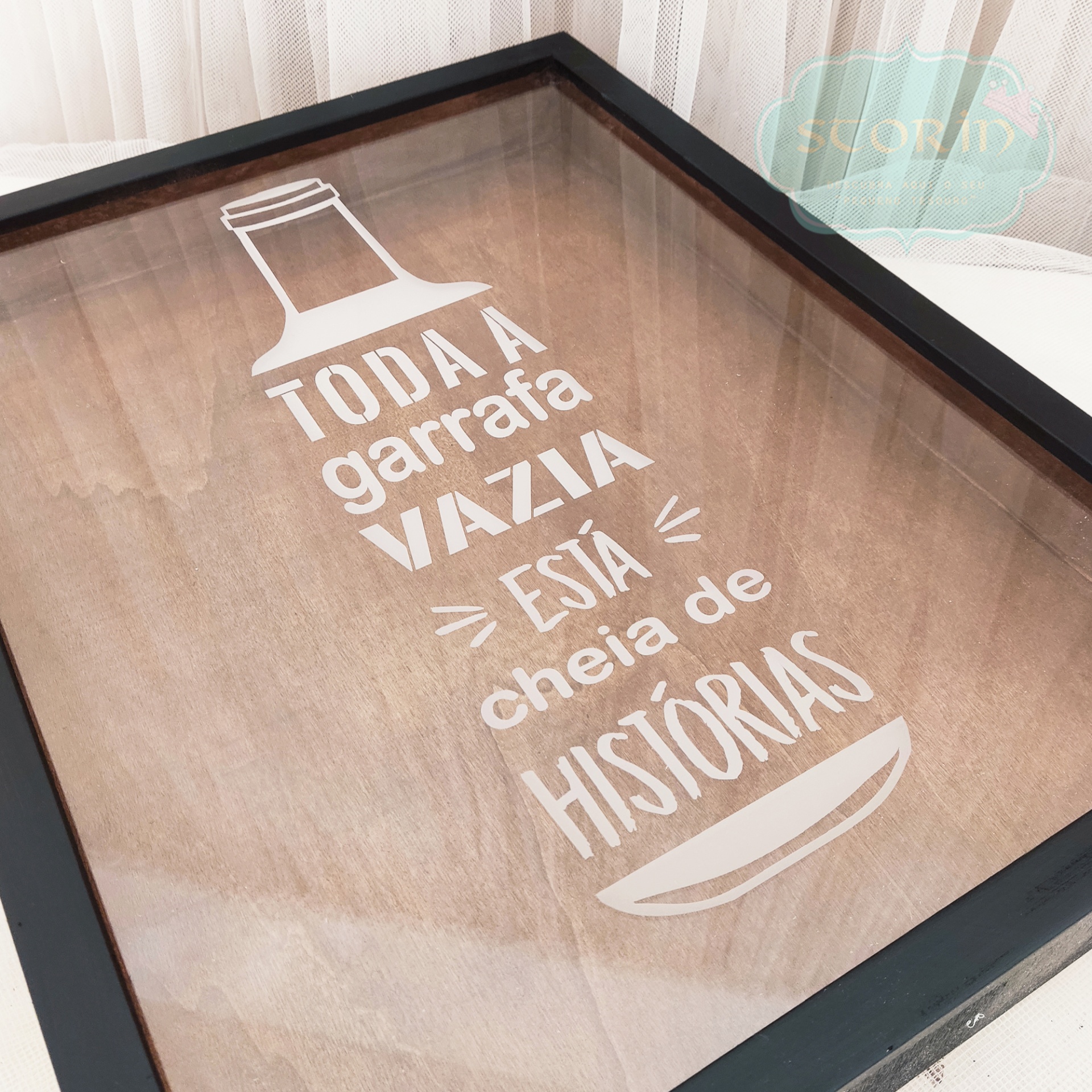 porta rolhas de vinho personalizado artesanal