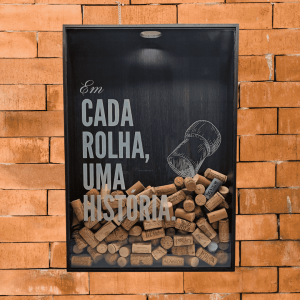 porta rolhas de vinho personalizado artesanal