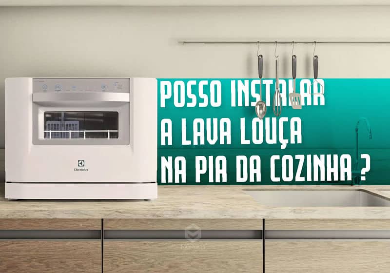 melhor local para lava louça na cozinha