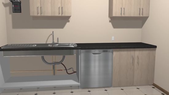 quais os melhores lugares para instalar a maquina de lavar louca na cozinha