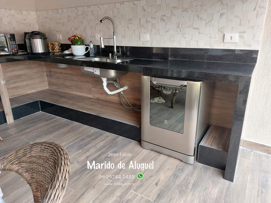 onde instalar máquina de lavar louça