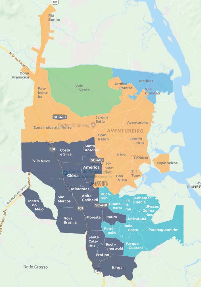 Melhores escolas e lazer nos bairros de alto padrão em Joinville