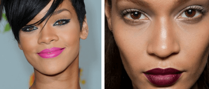 Tendências de Batons Coloridos para Peles Escuras