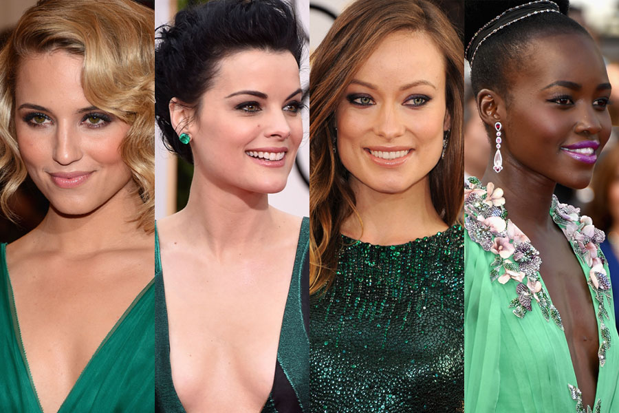 qual batom combina com vestido verde