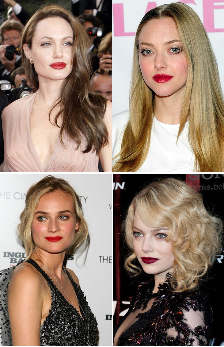 qual batom usar com vestido vermelho