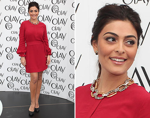 qual batom usar com vestido vermelho