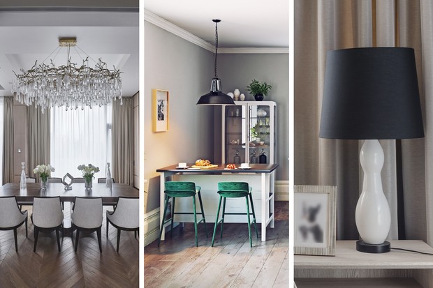 funções e características de abajures e luminárias