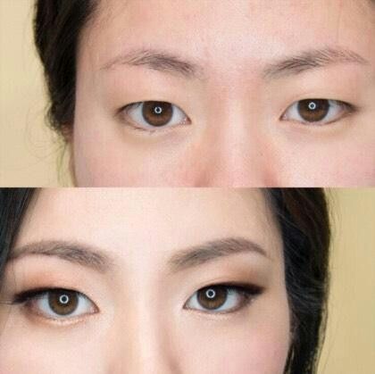 guia de cílios para formato de rosto