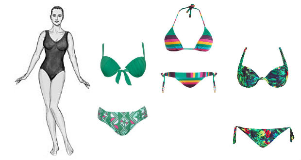 qual o melhor formato de corpo para cada tipo de biquíni