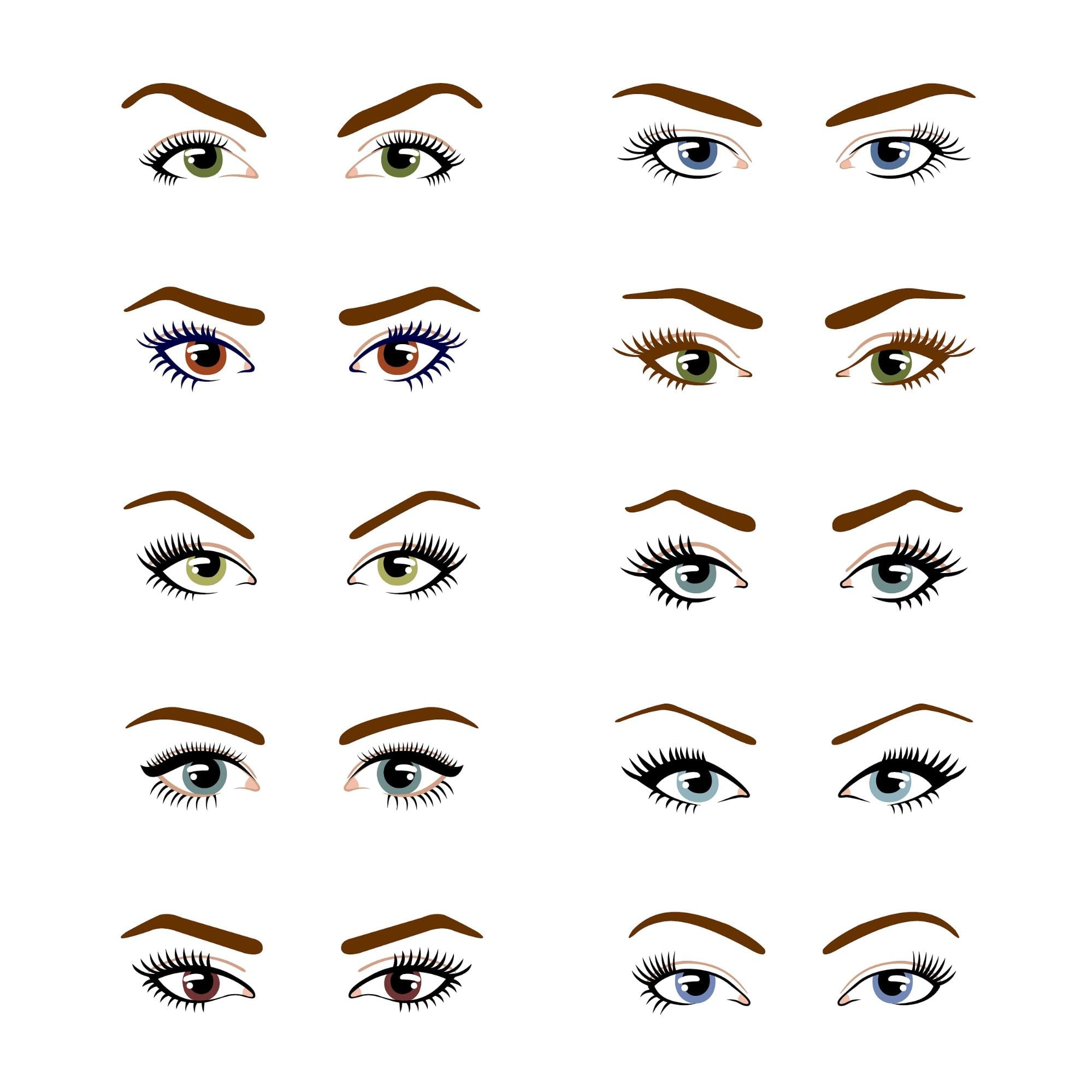 como realçar sobrancelha em rosto coração