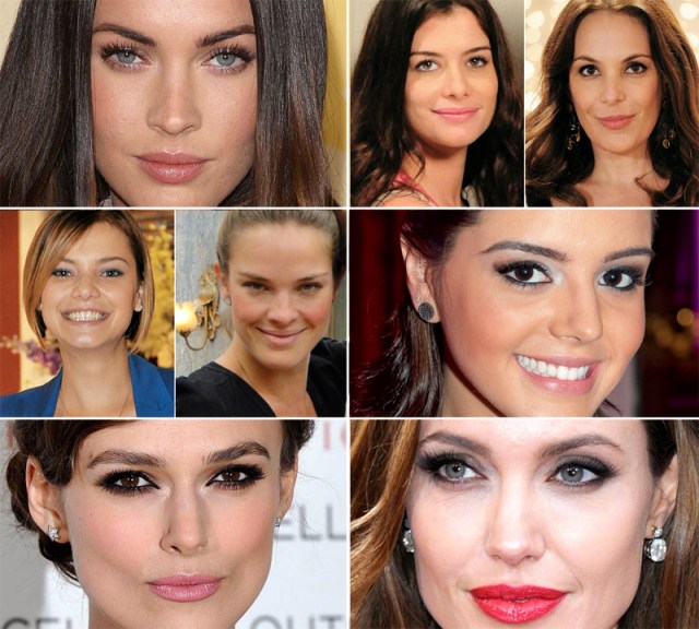 sobrancelha reta ideal para rosto longo