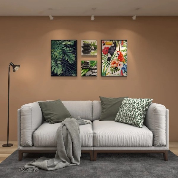 qual tapete combina com sofa cinza