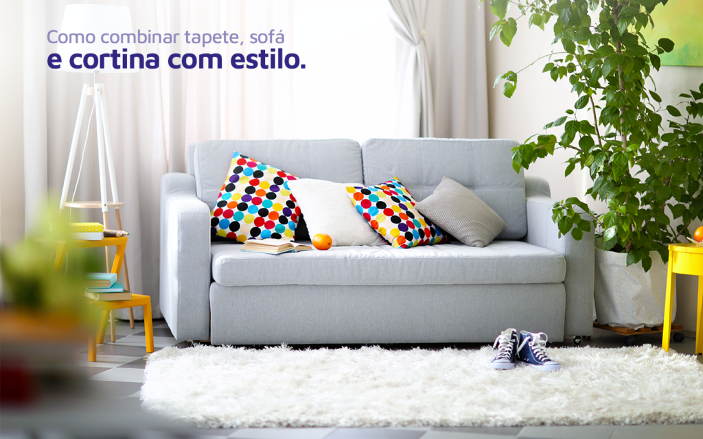 tapete ideal para sala com sofá cinza