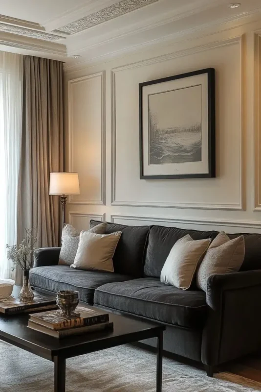 tapete ideal para sala com sofá cinza