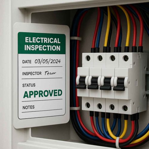 sinais de fiação elétrica perigosa