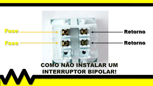 quando usar interruptor bipolar