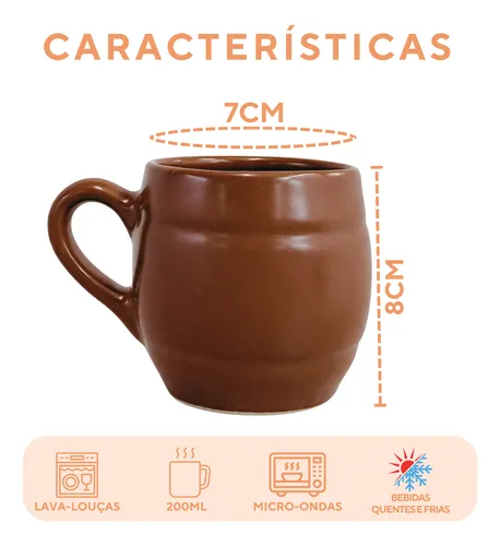 quantidade de massa para caneca artesanal