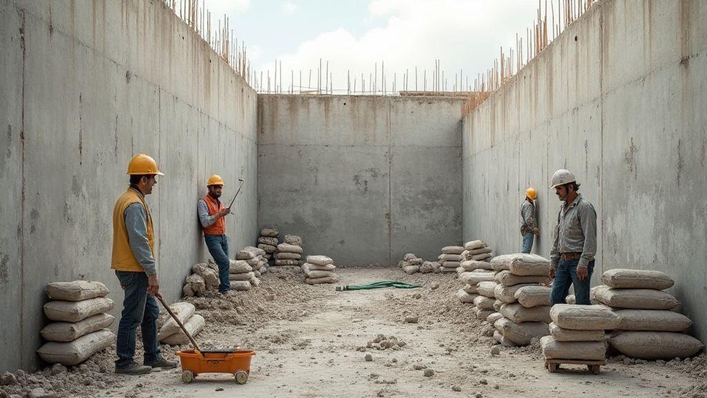 Passo a passo: Construindo um muro de 10 metros com segurança