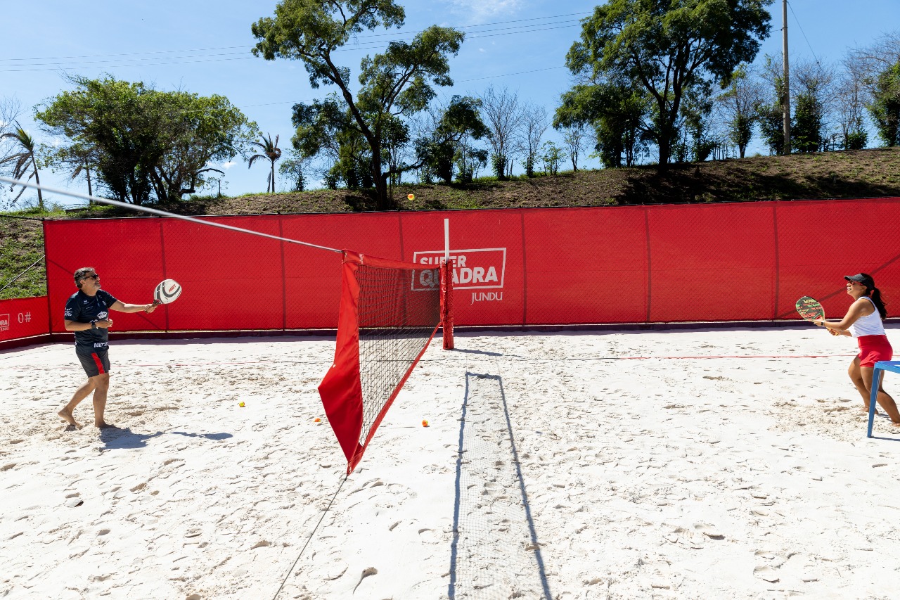 quantidade de areia para quadra de beach tennis