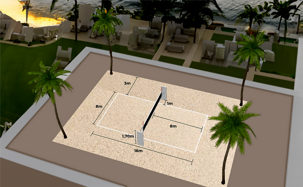 quanto custa colocar areia em quadra de beach tennis