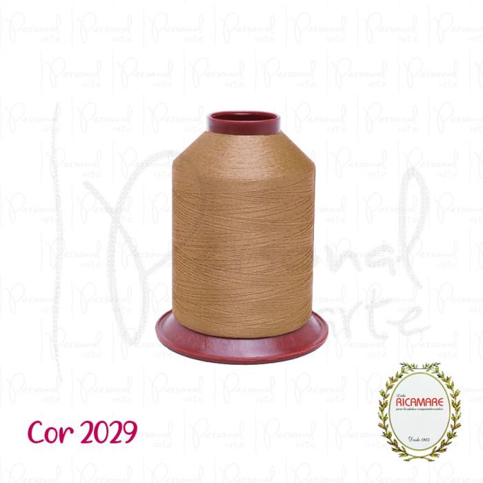 quanto metro de linha para bordar nome em maquina