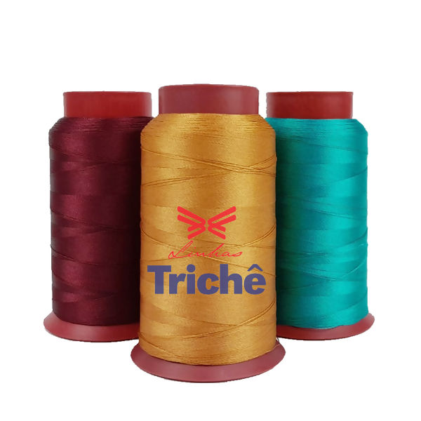 quanto metro de linha para bordar nome em maquina