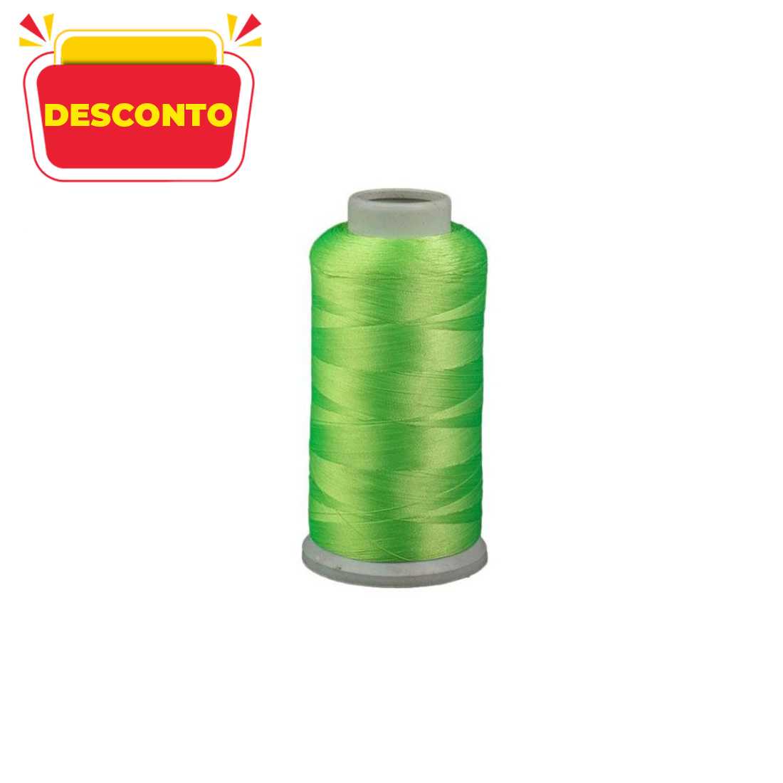 quanto metro de linha para bordar nome em maquina