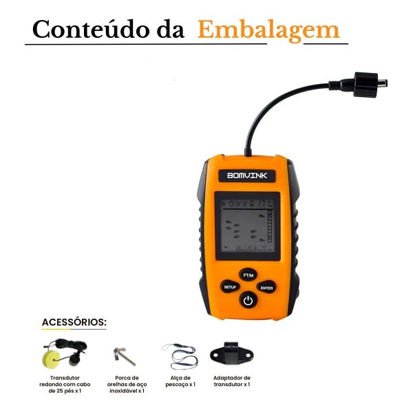 sonares com maior alcance para pescaria