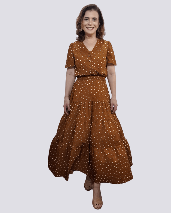 Tendências de vestidos longos para 2024