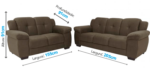 calcular metro de tecido para sofa