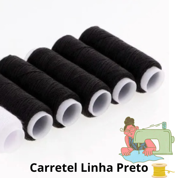 quantos metros tem um carretel de linha de costura