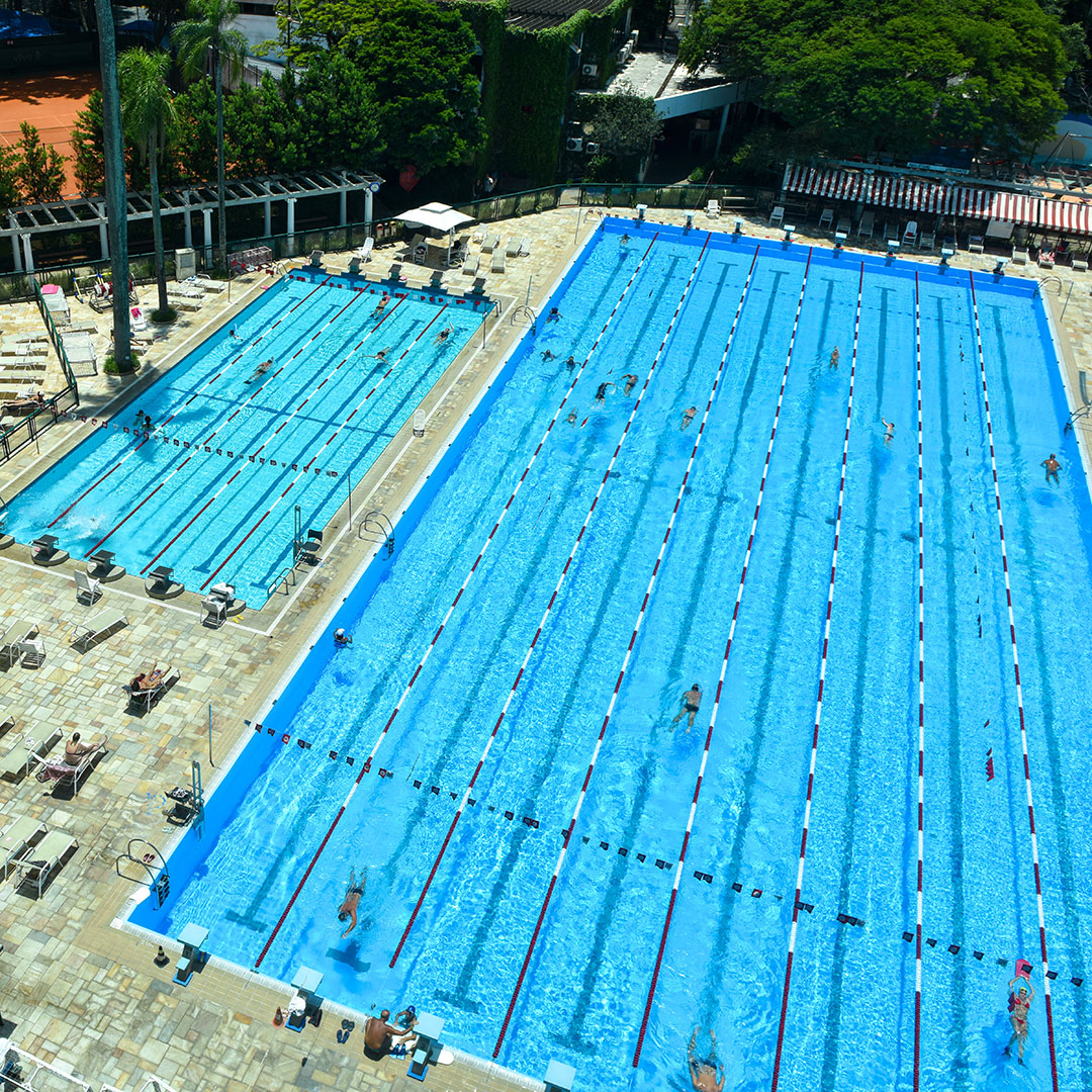 profundidade ideal piscina olímpica competições