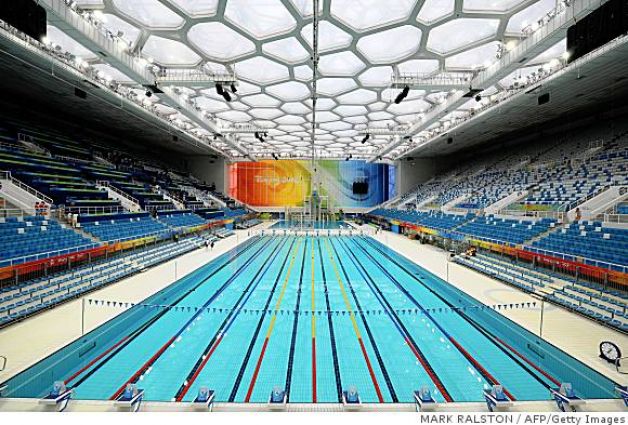 profundidade ideal piscina olímpica competições