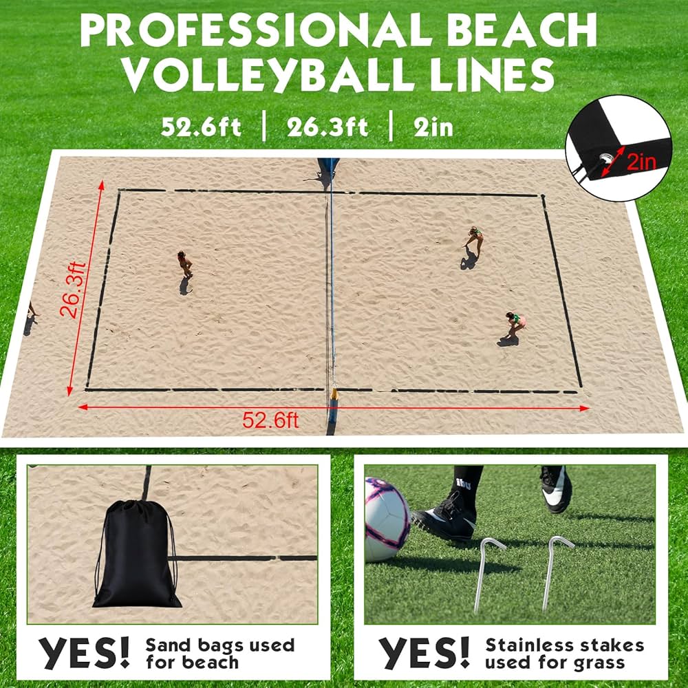 dimensões rede volei feminino