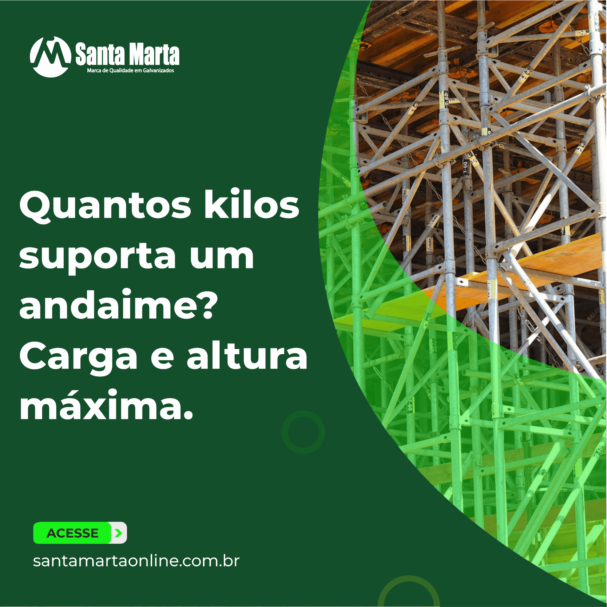 Como Calcular a Capacidade de Carga Ideal para Seu Andaime
