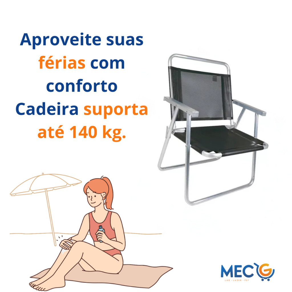 Guia Completo: Como Escolher a Cadeira de Praia Ideal para Seu Peso