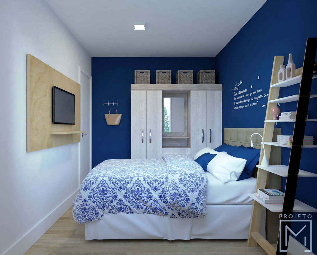 quarto azul
