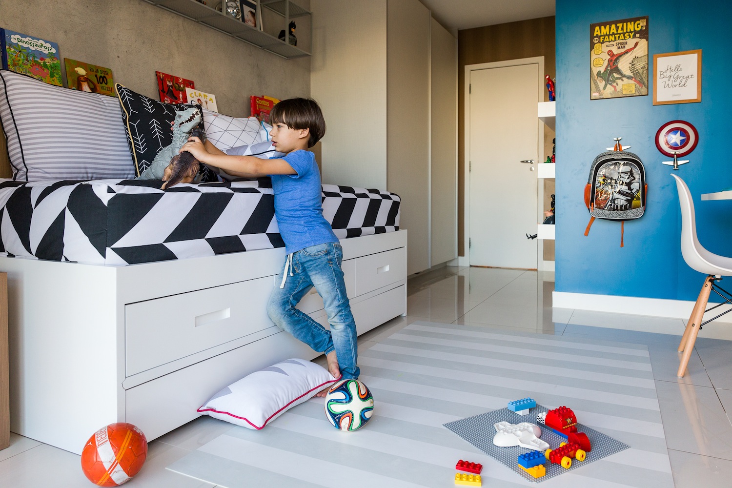 tons de azul para decoração de interiores