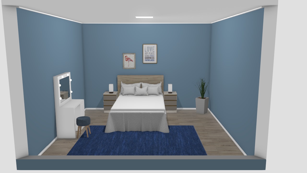 quarto azul claro para bebês