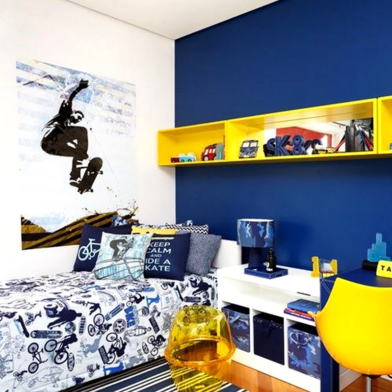 tons de azul para decoração de interiores