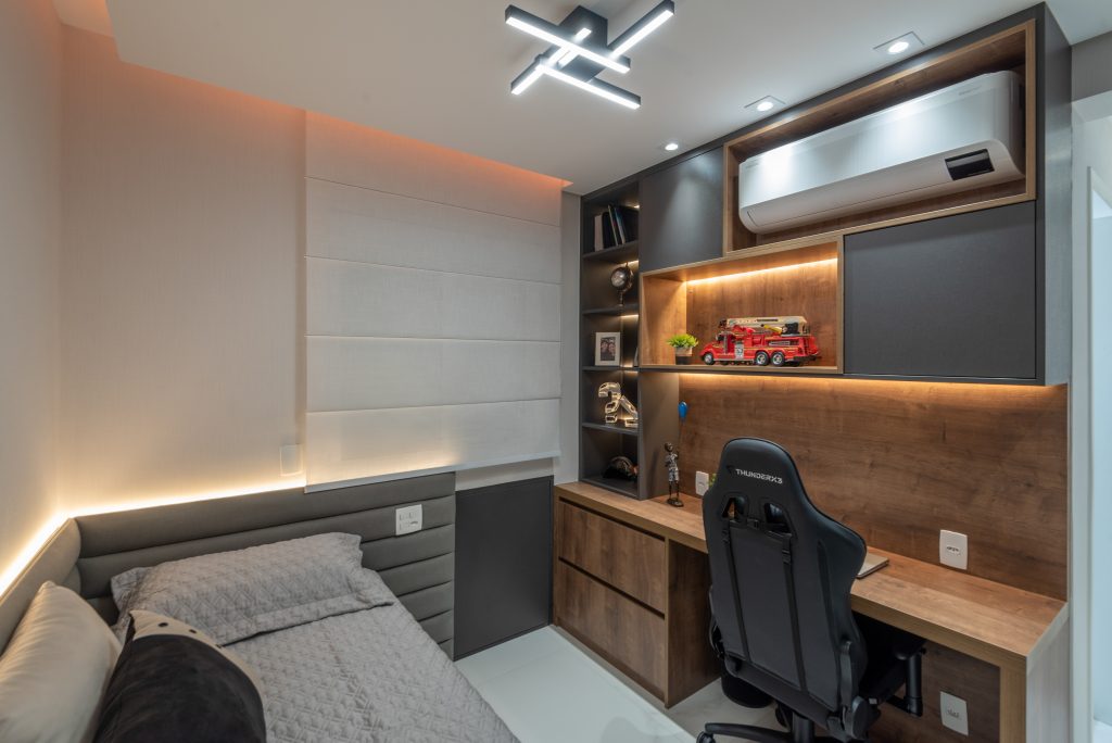 como otimizar espaço em quarto pequeno para home office