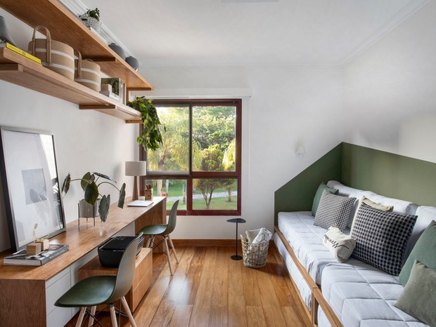 móveis multifuncionais para quarto com home office