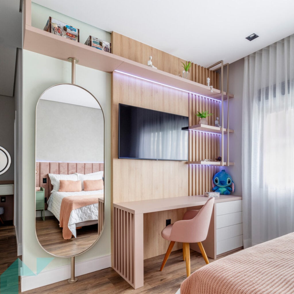quarto de adolescente feminino