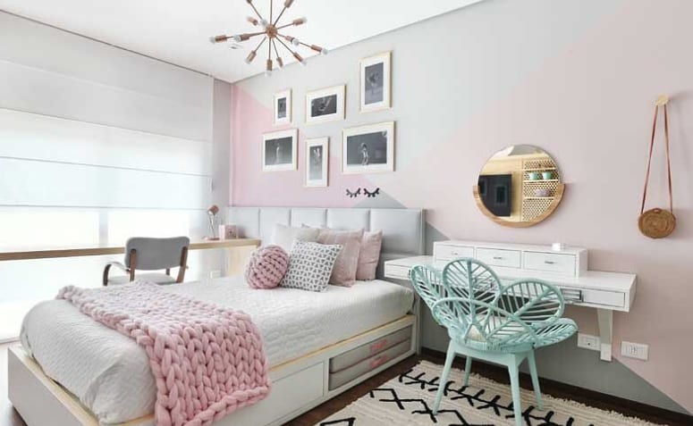 ideias de decoração quarto feminino jovem