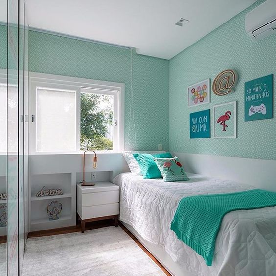 ideias de decoração quarto feminino jovem